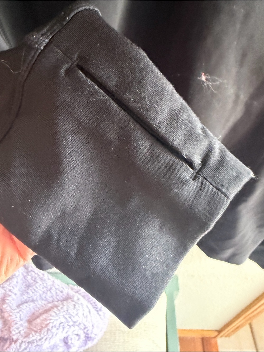 Nike Dri-FIT Quarter Zip Pullover Women’s Medium Black Long Sleeve Top - Picture 3 of 6